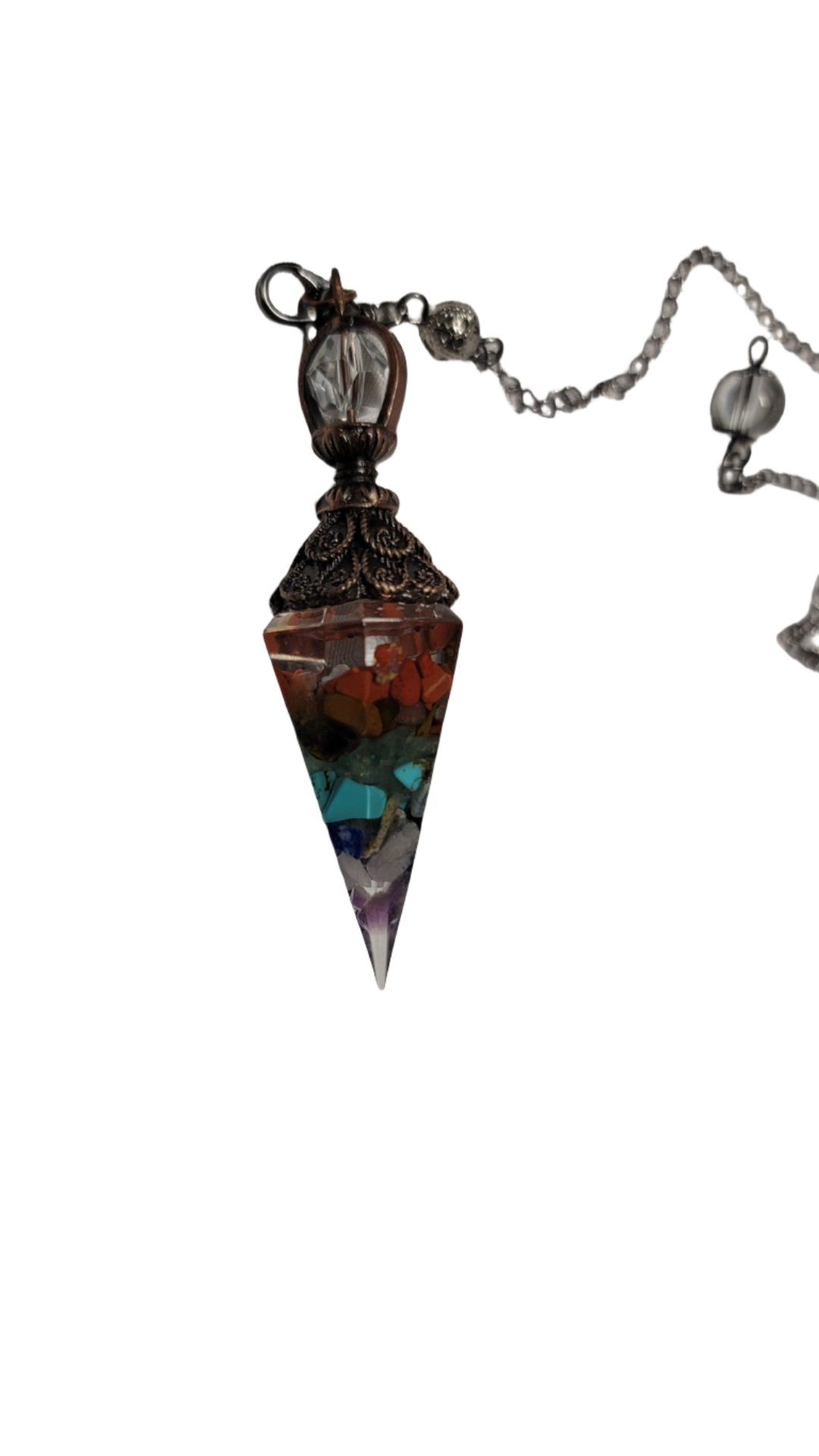 Chakra Pendulums | 7 Chakra Pendulums | Crystal Pendulums | Rainbow Pendulums